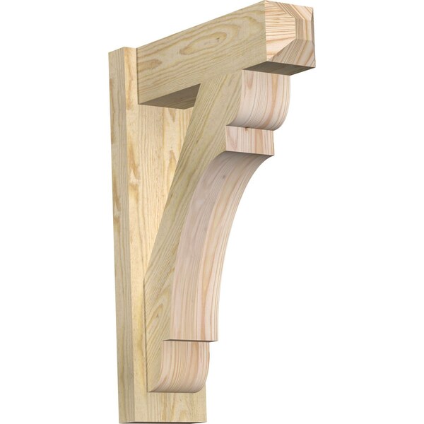 Ekena Millwork Olympic Rough Sawn Craftsman Outlooker, Douglas Fir, 6"W x 18"D x 26"H OUT06X18X26OLY04RDF - main